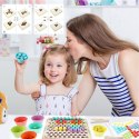 Kolorowe Kulki Układanka Montessori Mozaika Sorter