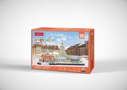 Puzzle 3D Cityline Warszawa, 126 el.