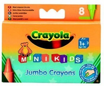 CRAYOLA Kredki świecowe jumbo 8 szt.