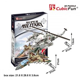 Puzzle 3D AH-1 Huey Cobra & Sukhoi SU-35