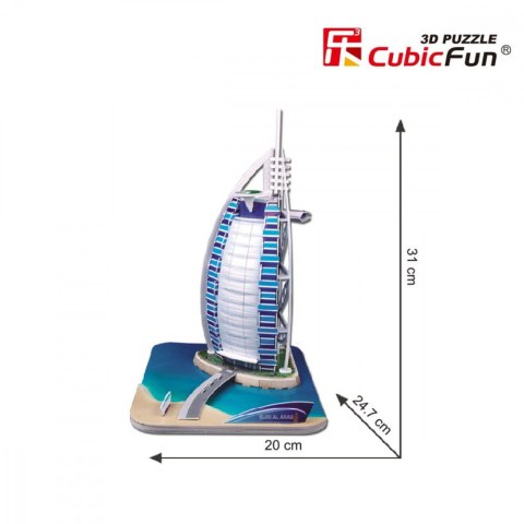 Puzzle 3D Budynek Burj Al Arab Puzzle 3D Budynek Burj Al Arab