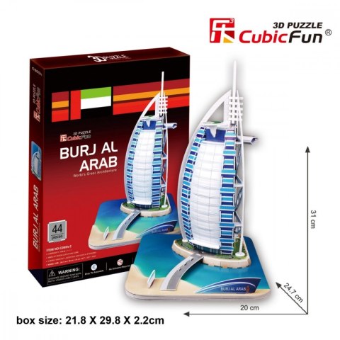 Puzzle 3D Budynek Burj Al Arab Puzzle 3D Budynek Burj Al Arab