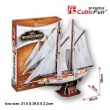 Puzzle 3D Żaglowiec Dwumasztowy