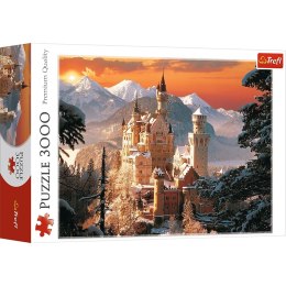 Puzzle 3000 elementów, Zamek Neuschwanstein Zimą