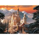 Puzzle 3000 elementów, Zamek Neuschwanstein Zimą