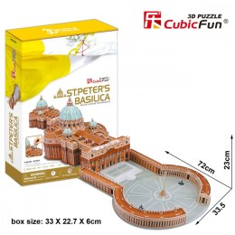 Puzzle 3D Bazylika Św. Piotra Duży zestaw