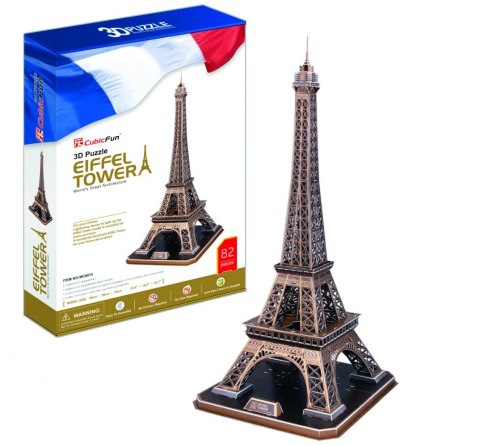 Puzzle 3D Wieża Eiffel Duży Zestaw