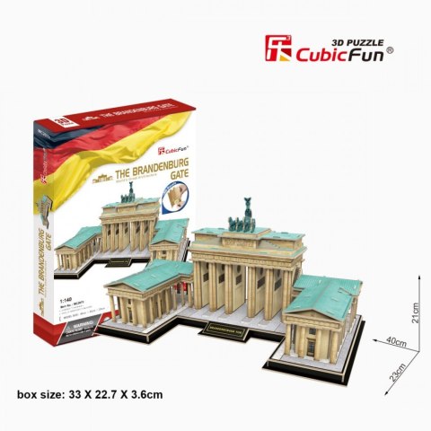 Puzzle 3D Brama Brandenburska Zestaw XL