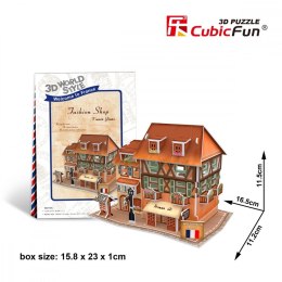 Puzzle 3D Domki świata - Francja Fashion Shop