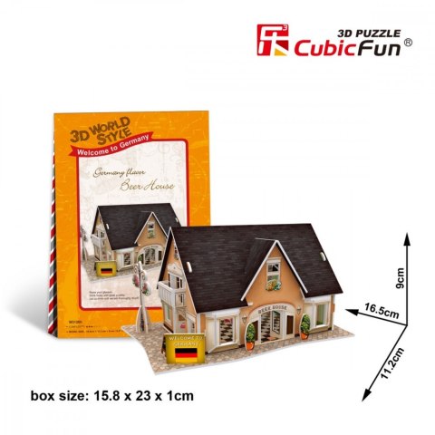 Puzzle 3D Domki świata - Niemcy Beer House