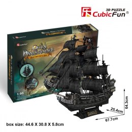 Puzzle 3D Duży zestaw okręt piracki Zemsta Królow