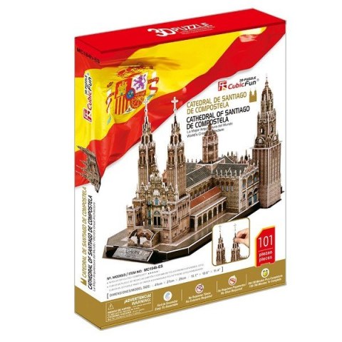 Puzzle 3D Katedra de Santiago de Compostela Zestaw XL