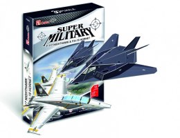 Puzzle 3D F-117 Nighthawk FA-18 Hornet