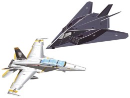 Puzzle 3D F-117 Nighthawk FA-18 Hornet