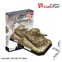 Puzzle 3D Czołg U.S. M4A4 Sherman 263 elementy