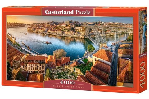 Puzzle 4000 elementów Zachód słońca w Porto