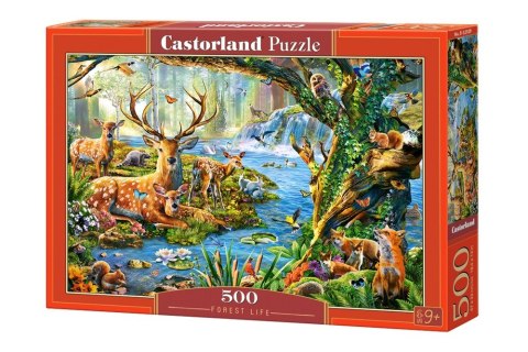 Puzzle 500 elementów Leśne życie