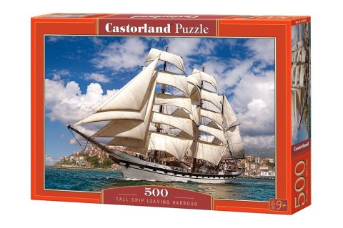 Puzzle 500 elementów Statek opuszczający port