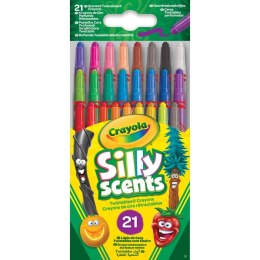 Silly Scents mini kredki wykręcane 21 sztuk