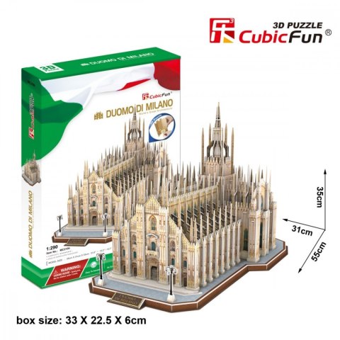 Puzzle 3D Katedra w Mediolanie 251 elementów