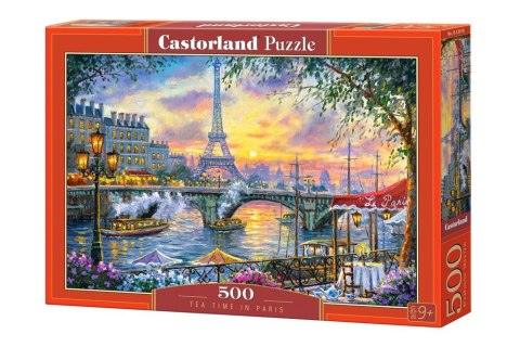 Puzzle 500 elementów - Czas na herbatę w Paryżu