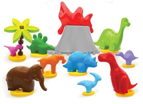Klocki konstrukcyjne Dinozaury karton