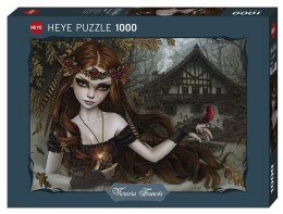 Puzzle 1000 elementów - Czerwony ptak