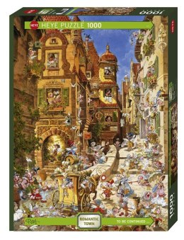 Puzzle 1000 elementów - Romantyczne miasto, dzień