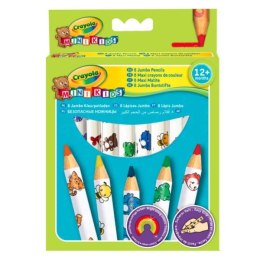 Dekorowane Kredki ołówkowe Jumbo 8 sztuk Crayola