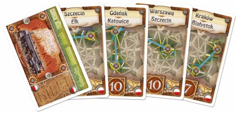 Gra Wsiąść do Pociągu Kolekcja Map 6.5 Polska
