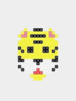 Klocki Micro Waffle 230 szt. - Tygrys
