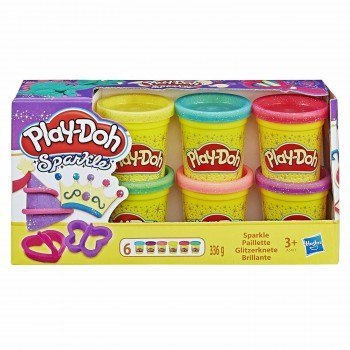 Masa plastyczna Błyszczące tuby PlayDoh