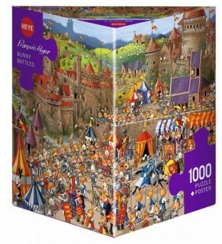 Puzzle 1000 elelemntów Bitwa królików