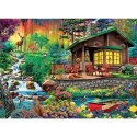 Puzzle 3000 elementów Chatka w lesie