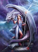 Puzzle 1000 elementów ANE STOKES COLLECTION Dragon Mage