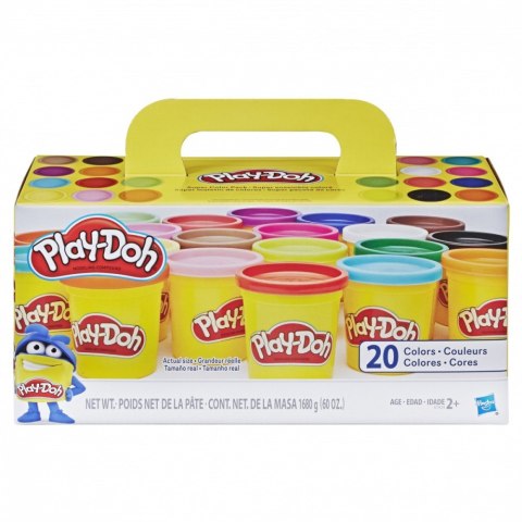 Zestaw mas plastycznych PlayDoh 20 tub