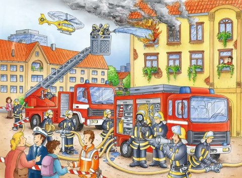 Puzzle 100 elementów XXL Straż pożarna Puzzle 100 elementów XXL Straż pożarna
