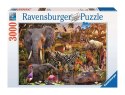 Puzzle 3000 elementów Zwierzęta Afryki