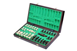 SZACHY DREWNIANE OLIMPIJSKIE DUŻE (41 x 41 cm)