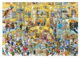 Puzzle 1000 elementów Dzień jak co dzień w hotelu, Schone (Puzzle+plakat)