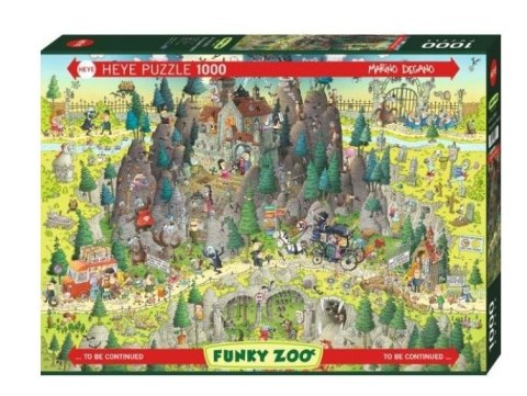 Puzzle 1000 elementów Funky ZOO cześć IX- Transylwania