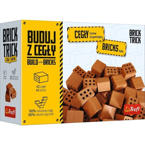 Klocki Brick Trick Cegły połówki 40sztuk