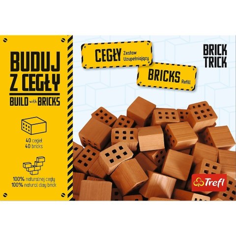 Klocki Brick Trick Cegły połówki 40sztuk