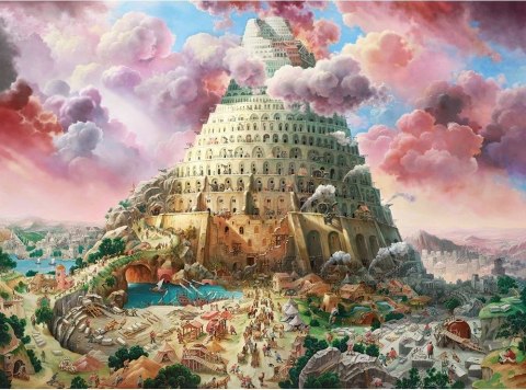 Puzzle 3000 elementów Wieża Babel Puzzle 3000 elementów Wieża Babel