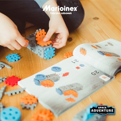 Klocki konstrukcyjne Mini Waffle - Baza kosmiczna