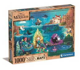 Puzzle 1000 elementów Story Maps Mała Syrenka