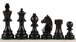 Figury szachowe German (Timeless) 3,75 cala Rzeźbione Drewniane
