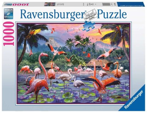 Puzzle 1000 elementów Flamingi