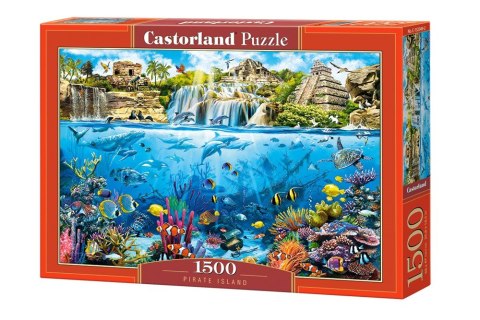 Puzzle 1500 elementów Wyspa piratów - Rafa koralowa