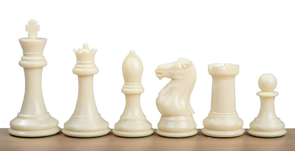 Figury szachowe nr 7 Exclusive, plastikowe obciążane